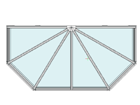 Aluminiumvordach - Athen 1