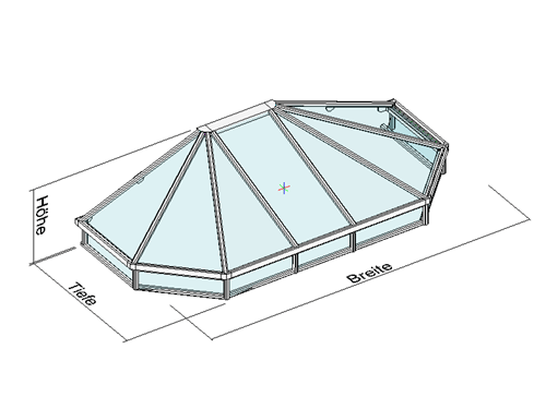 Aluminiumvordach - Athen 3